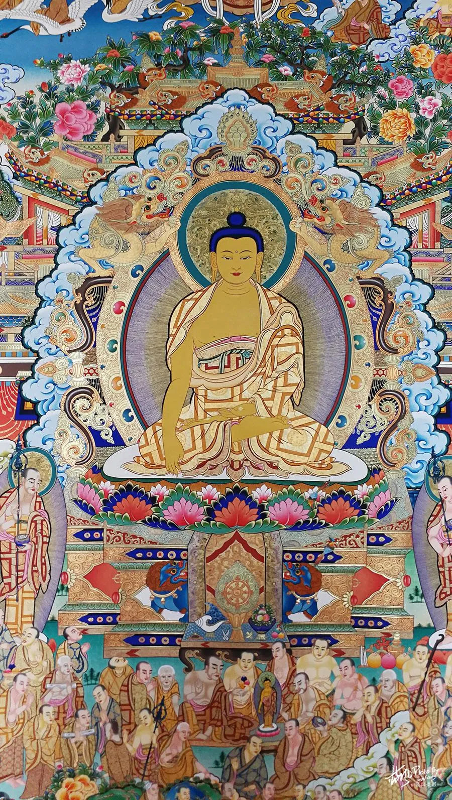 Large 3D Relief Thangka