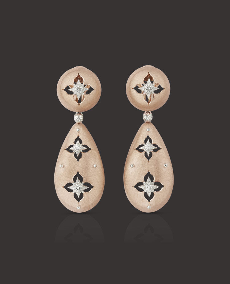 Nayantara Large Floral Motifs Earrings