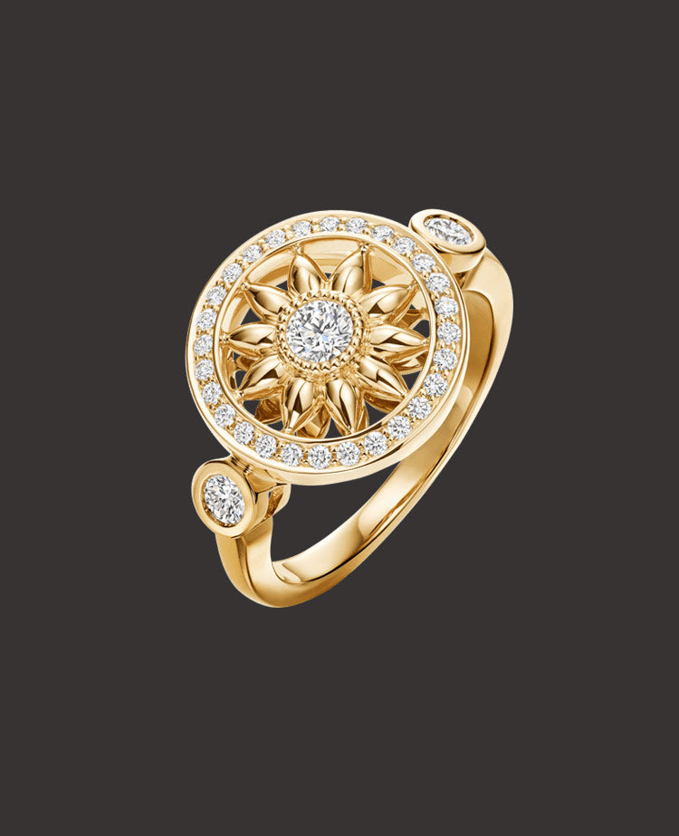 Goldern earing