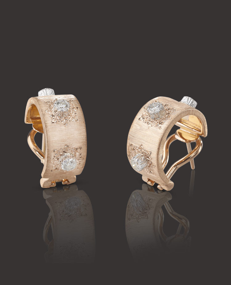 Zircon Gems Adorned Statement Ring